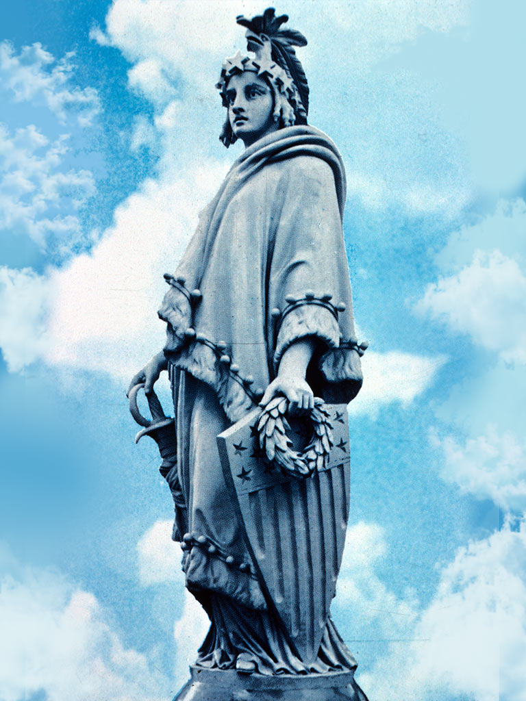 An image of the United States Capitol dome highlighting the Statue of Freedom, or a close-up symbolic image of the Capitol dome with light, sky, and a patriotic or spiritual atmosphere.